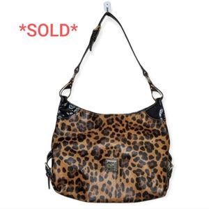 *SOLD* Dooney & Bourke Purse Serengeti Leopard Hobo Bag Handbag 👜🐆